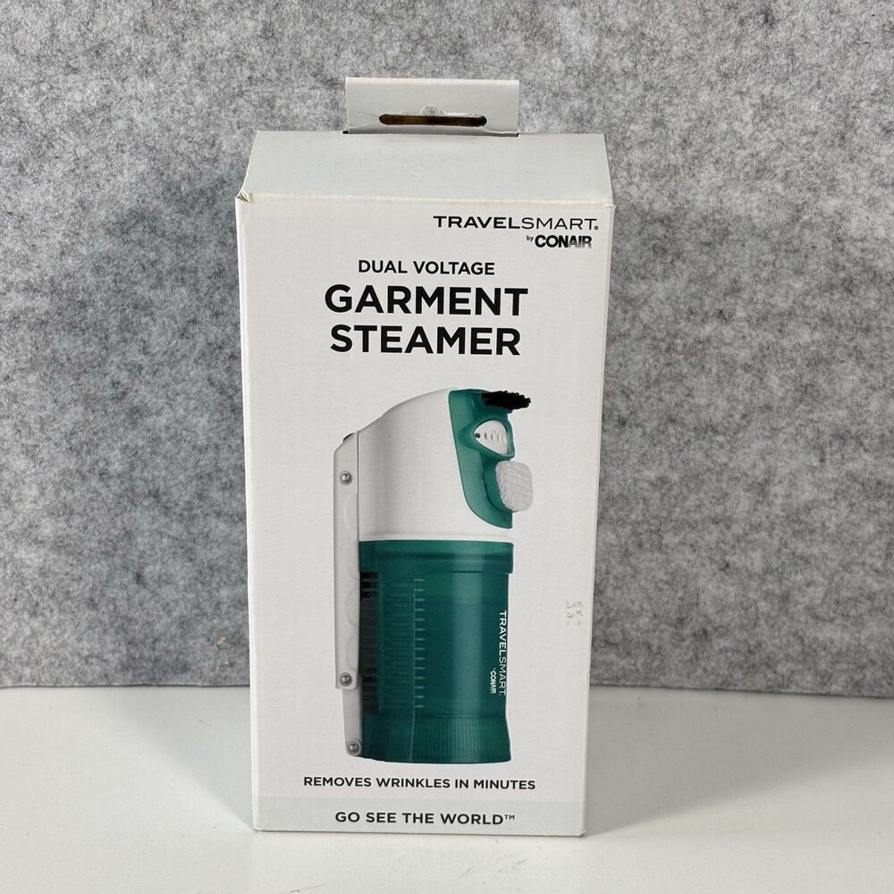Travelsmart By Conair Dual Voltage Garment Steamer Steam Cleaner TS184XR | NIB